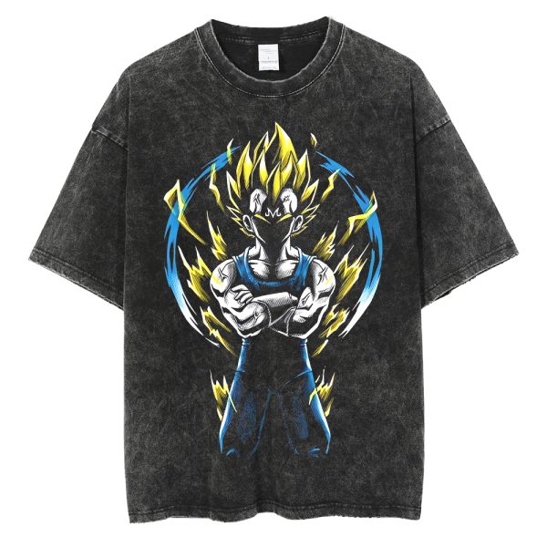 Dragon Ball Oversize Shirt Majin Vegeta Gym Shirt