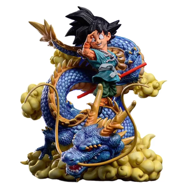 Dragon Ball Figur Son Goku mit Drachen