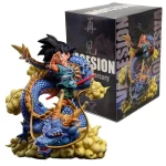 Dragon Ball Figur Son Goku mit Drachen