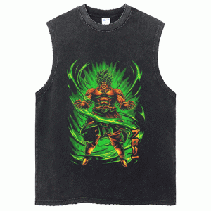 Dragon Ball Workout Tank Top Grün Broly Gym Shirt