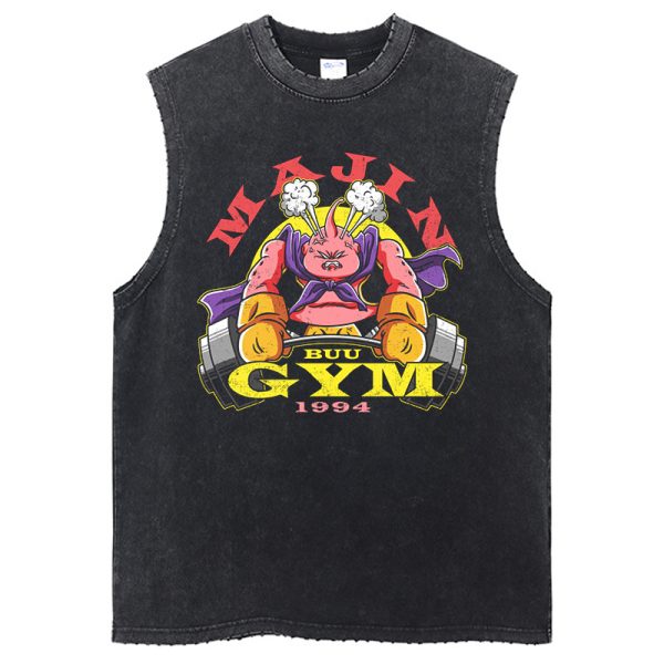 Dragon Ball Z Workout Tank Top Majin Boo Gym Shirt