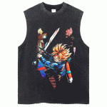 Dragon Ball Workout Tank Top Trunks Goku Zamasu Gym Shirt