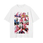 Weiß Shirt Boo Gym Shirt Dragon Ball Oversize Shirt