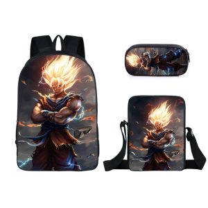 Dragon Ball Z Rucksack Goku Schulranzen 3 in 1