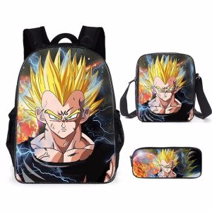 Dragon Ball Z Rucksack Majin Vegeta Schulranzen 3 en 1