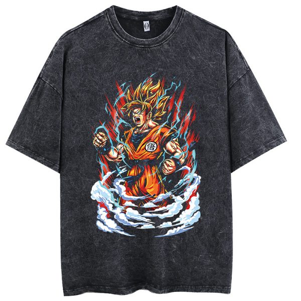 Dragon Ball Z Shirt Son Goku SSJ Gym Shirt