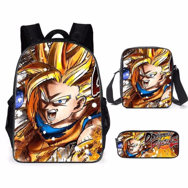 Dragon Ball Z Fighter Rucksack Goku Schulranzen 3 en 1