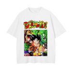 Weiß Goten Piccolo Gym Shirt Dragon Ball Oversize Shirt