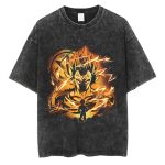 Dragon Ball Oversize Shirt Gold Vegeta Gym Shirt