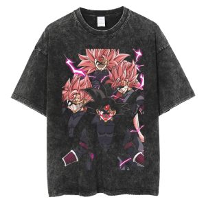 Dragon Ball Z Oversize Shirt Goku Rosa Gym Shirt