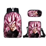 Dragon Ball Z Rucksack Black Goku Schulranzen 3 in 1