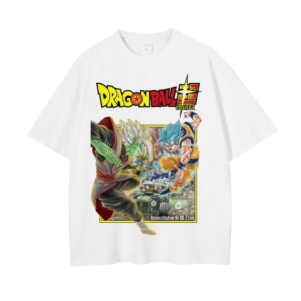 Shirt Black Goku Vs Zamasu Dragon Ball Oversize Shirt