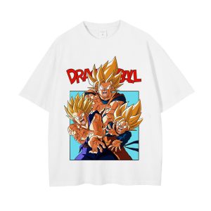 Gotenks Goku SSJ Gym Shirt Dragon Ball Oversize Shirt