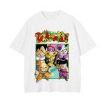 Goku Chichi Oolong Gym Shirt Dragon Ball Oversize Shirt