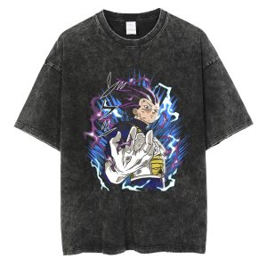 Dragon Ball Z Oversize Shirt Vegeta Saiyen Gym Shirt