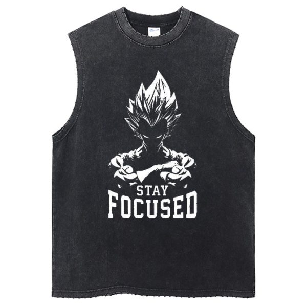 Dragon Ball Workout Tank Top Vegeta Gym Shirt