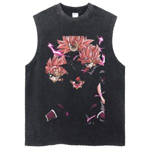 Dragon Ball Workout Tank Top Goku Rosa Gym Shirt