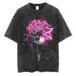 Dragon Ball Oversize Shirt Black Goku Rose Gym Shirt