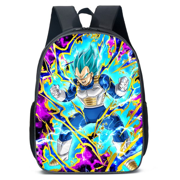 Dragon Ball Z Rucksack Vegeta SSJ Blue Schulranzen 3 in 1