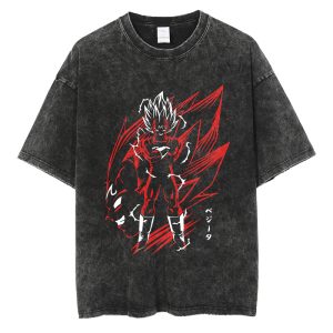 Dragon Ball Z Shirt Rot Vegeta Gym Shirt