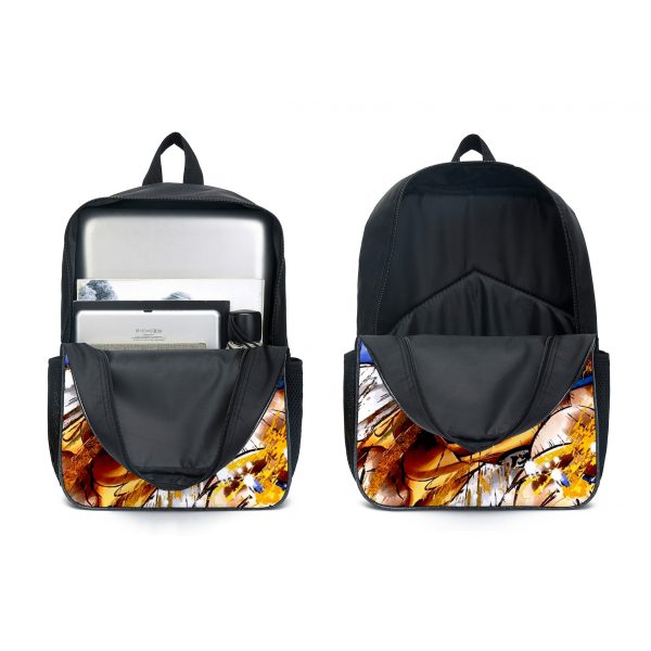 Dragon Ball Rucksack Goku Und Vegeta Schulranzen 3 in 1