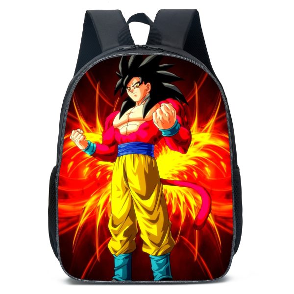 Dragon Ball Z Rucksack Goku SSJ4 Schulranzen 3 en 1