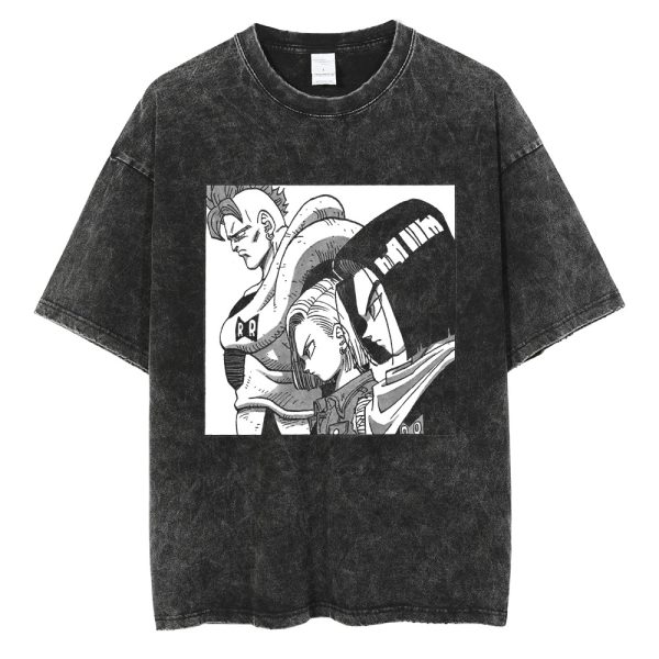 Dragon Ball Oversize Shirt C 16 C 17 C 18 Gym Shirt