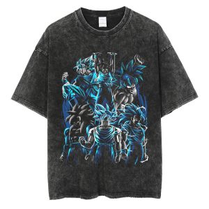 Dragon Ball Oversize Shirt All Super Saiyan Gym Shirt