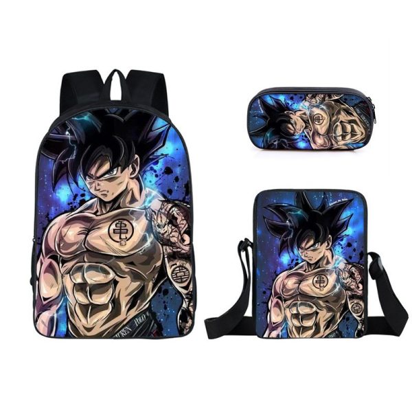 Dragon Ball Rucksack Son Goku Schulranzen 3 in 1