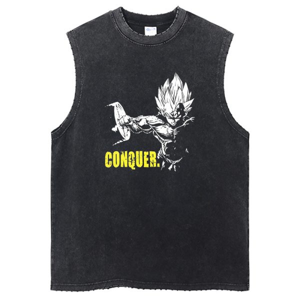 Dragon Ball Z Workout Tank Top Vegeta Gym Shirt