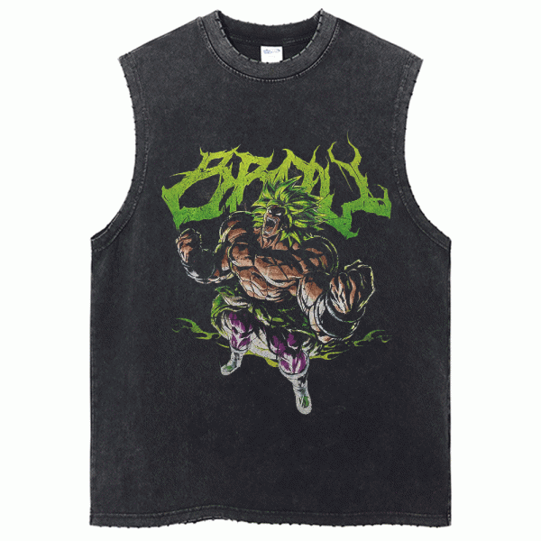 Dragon Ball Z Workout Tank Top Big Broly Gym Shirt