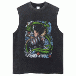 Dragon Ball Workout Tank Top Vegeta Samurai Gym Shirt