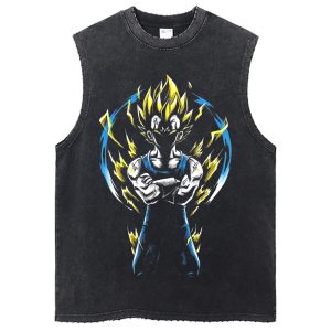 Dragon Ball Workout Tank Top Vegeta Gym Sportliche Kleidung