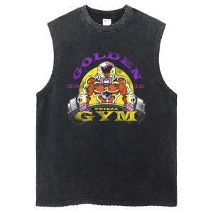 Dragon Ball Workout Tank Top Golden Freezer Gym Shirt