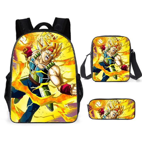 Dragon Ball Z Rucksack Bardock Schulranzen 3 in 1