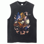 Dragon Ball Z Workout Tank Top Orange Piccolo Gym Shirt