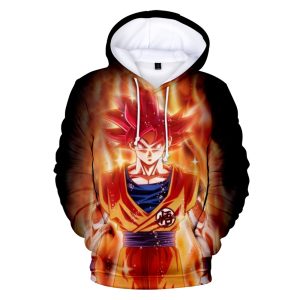 Dragon Ball Z Hoodie Goku SSG Kapuzenpullover