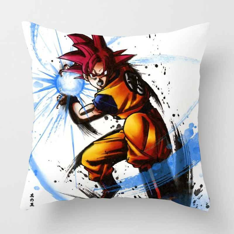 Coussin Dragon Ball Housse de coussin Son Goku SSG