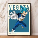 Dragon Ball Poster Vegeta Fly Leinwandbilder