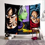 Dragon Ball Wandteppich Goku VS Zamasu Wanddeko