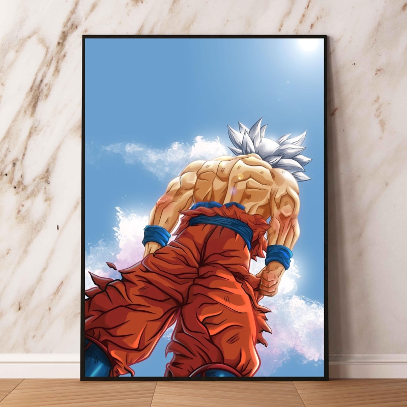 Poster Dragon Ball Toile Goku SSJ Manga
