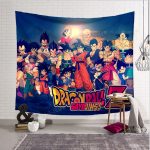 Dragon Ball Wandteppich Saiyan DBZ Wanddeko