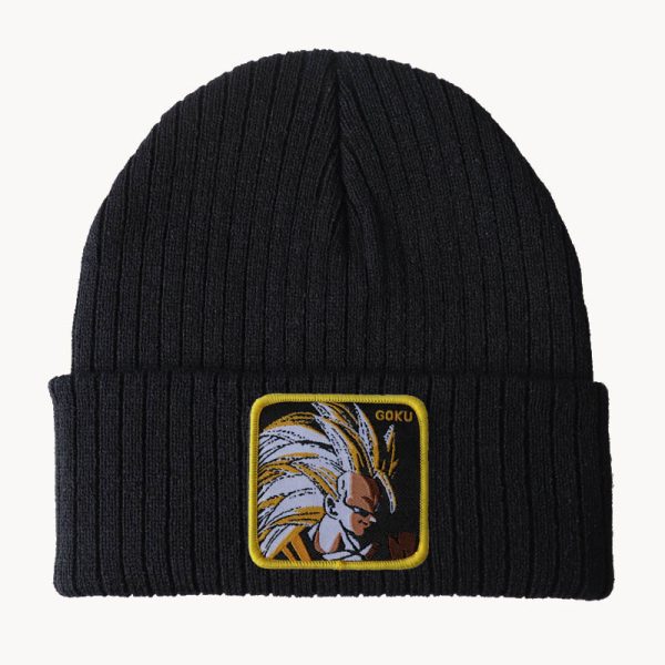 Dragon Ball Mütze Goku SSJ Schwarz Beanie