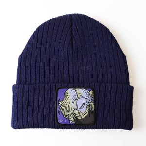 Dragon Ball Mütze C 18 Blau Beanie