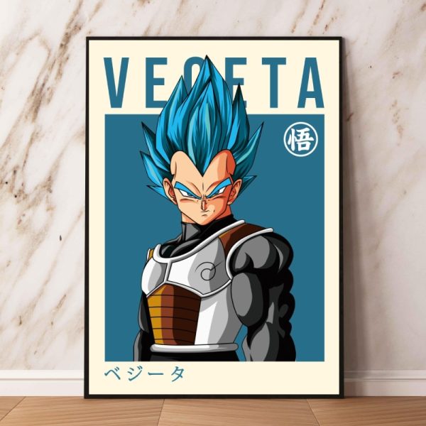 Dragon Ball Poster Vegeta SSB Leinwandbilder