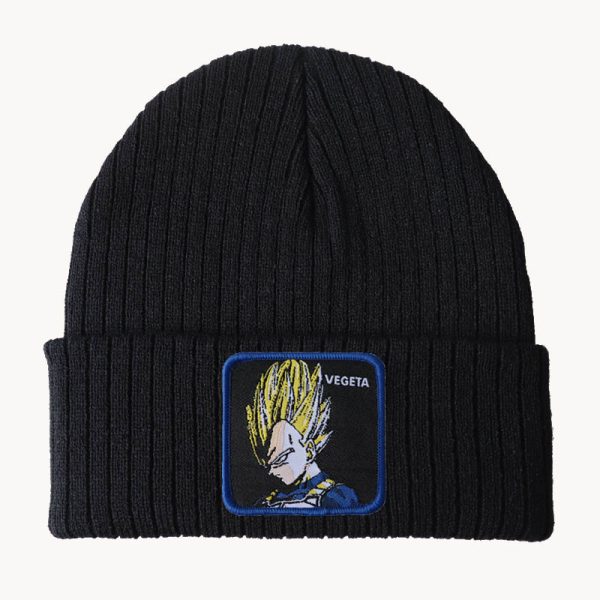 Dragon Ball Mütze Vegeta Schwarz Beanie