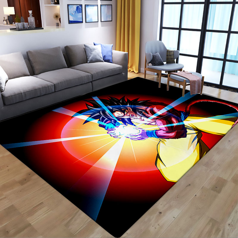 Dragon Ball Tapis Goku SSJ4 Tapis de Chambre Enfant