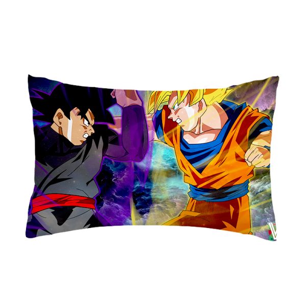 Dragon Ball Kopfkissen Black Goku Vs SSJ Kissen