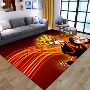 Dragon Ball Z Teppich Goku SSJ Kinderzimmer Teppich