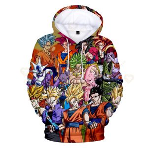 Dragon Ball Z Hoodie Goku Alle Form Kapuzenpullover